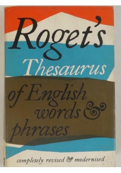 Dutch Robert - Rogets's Thesaurus of English Words and Phrases