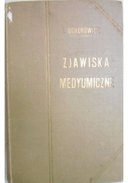 Zjawiska medyumiczne, 1913 r.