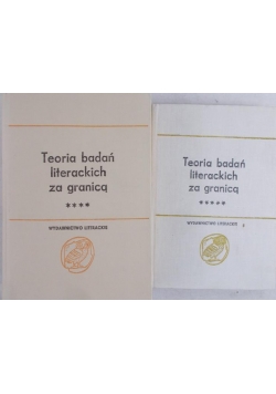 Teoria badań literackich za granicą, 2 książki