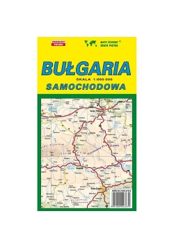 Bułgaria mapa samochodowa 1:660 000