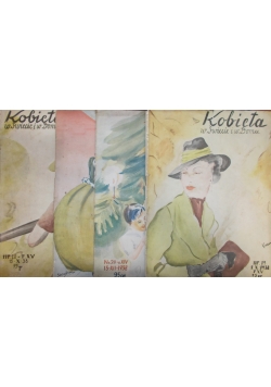 Kobieta w świecie i w domu , 1938 r. - Zestaw 4 dwutygodników
