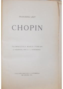 Chopin, 1924r.