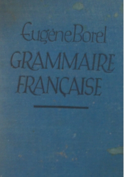 Grammaire Francaise , 1922 r.