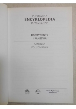 Popularna encyklopedia powszechna. Kontynenty i państwa. T. II
