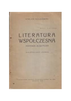 Literatura współczesna, 1930 r.