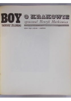Boy o Krakowie