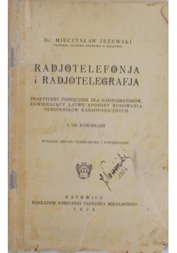 Radjotelefonja i radiotelegrafja, 1926 r