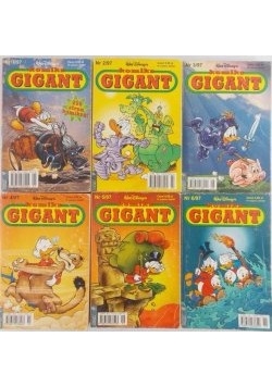 Komiks GIGANT, zestaw 6 książek