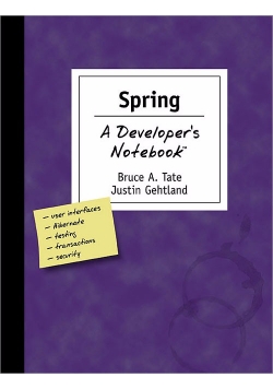 Spring A developers Notebook