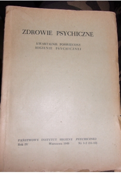 Zdrowie psychiczne