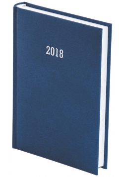 Kalendarz 2018 A5 dzienny Albit granat