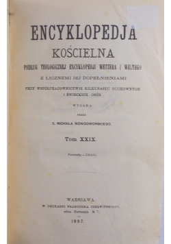 Encyklopedia Kościelna TOM XIX , 1893 r.
