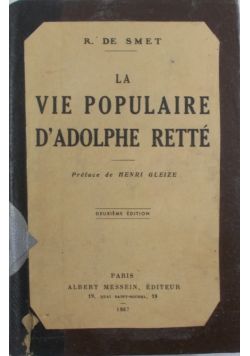 Vie populaire, 1937 r.