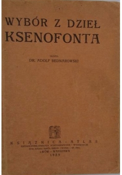 Wybór z dzieł Ksenofonta, 1929 r.