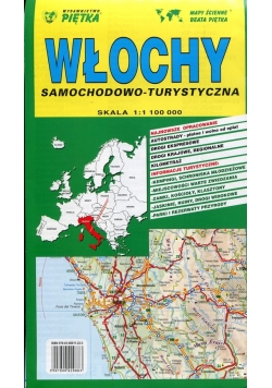 Włochy mapa samochodowo-turystyczna
