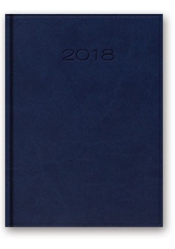 Kalendarz 2018 A4 31T menadżerski niebieski