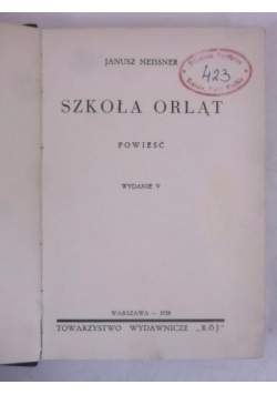 Szkoła orląt, 1934 r.