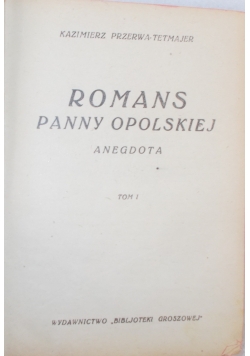 Romans Panny opolskiej, 1925 r
