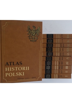 Wielka historia Polski , zestaw 10 książek + Atlas historii polski