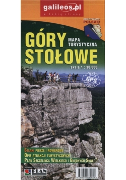 Góry stołowe Mapa turystyczna 1:30 000