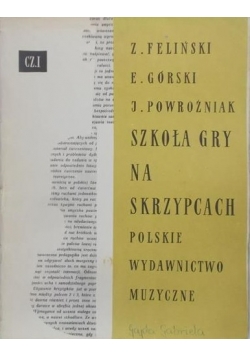 Feliński Z. - Szkoła gry na skrzypcach, część I, Nuty