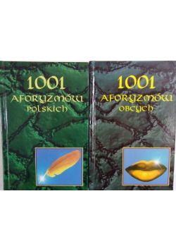 1001 aforyzmów obcych/ polskich