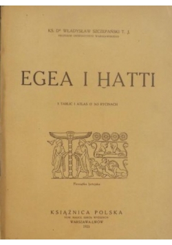 Egea i Hatti , 1923 r.