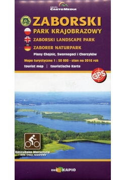Zaborski Park Krajobrazowy mapa turystyczna 1:50 000