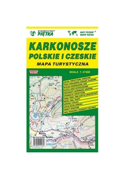 Karkonosze polskie i czeskie Mapa turystyczna 1:27 000