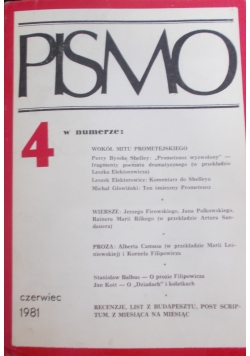 Pismo, nr. 4