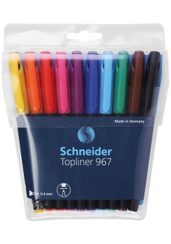 Cienkopisy Schneider Topliner 967 10 kolorów