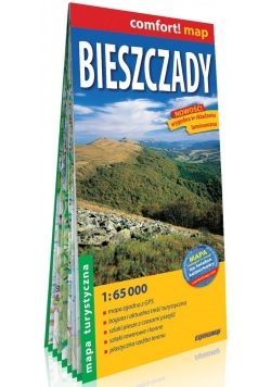 Bieszczady Mapa turystyczna 1:65 000