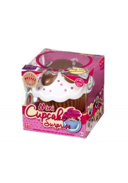 Mini cupcake Babeczka z niespodzianką jasnobrązowa