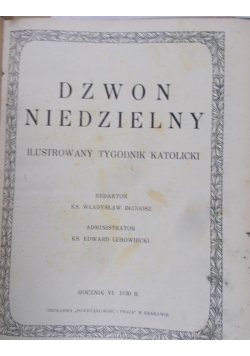 Dzwon niedzielny, 1930 r.