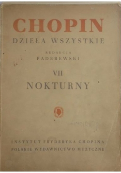 Chopin -Dzieła wszystkie  VII Nokturny,1949 r.