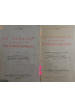 La technique des reproductions photomecaniques tom 1 i 2