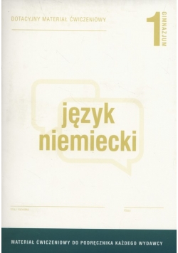 Język niemiecki 1 Dotacyjny materiał ćwiczeniowy