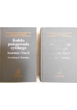 Kodeks postępowania cywilnego. Tom I-II