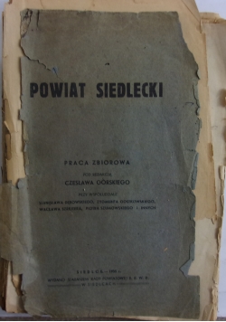 Powiat Siedlecki , 1935r.