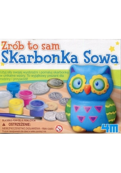 Zrób to sam Mini skarbonka Sowa