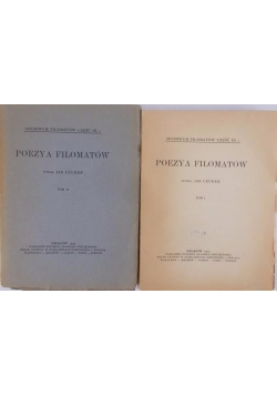 Poezya Filomatów tom I i II