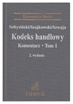 Kodeks handlowy tom I