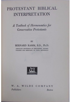 Protestant biblical interpretation, 1950r.