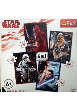 Puzzle 4w1 Star Wars Gotowi do starcia