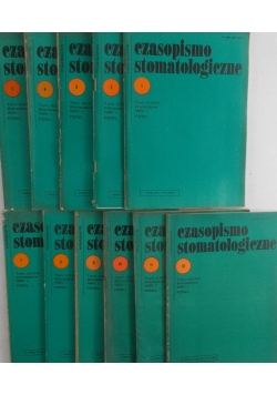 Czasopismo stomatologiczne - Zestaw 11 czasopism