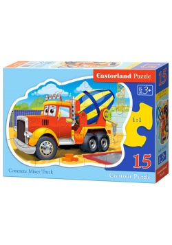 Puzzle 15 konturowe truck