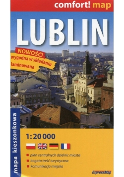Lublin mapa kieszonkowa 1:20 000