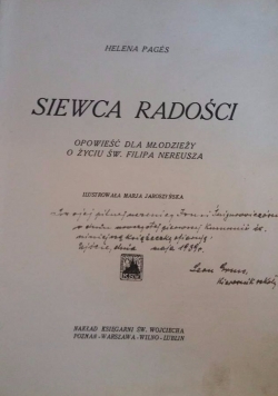 Siewca radości, ok. 1939r.