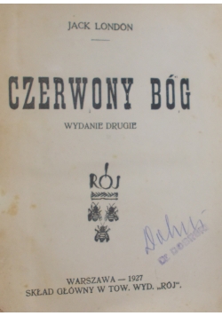 Czerwony Bóg , 1927 r.