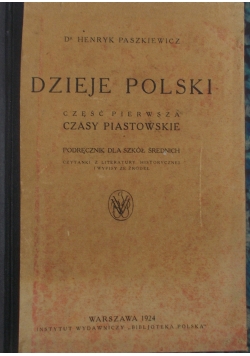 Dzieje Polski, 1924 r.